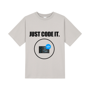 반팔티셔츠16수(베이지) 앞면 프린팅