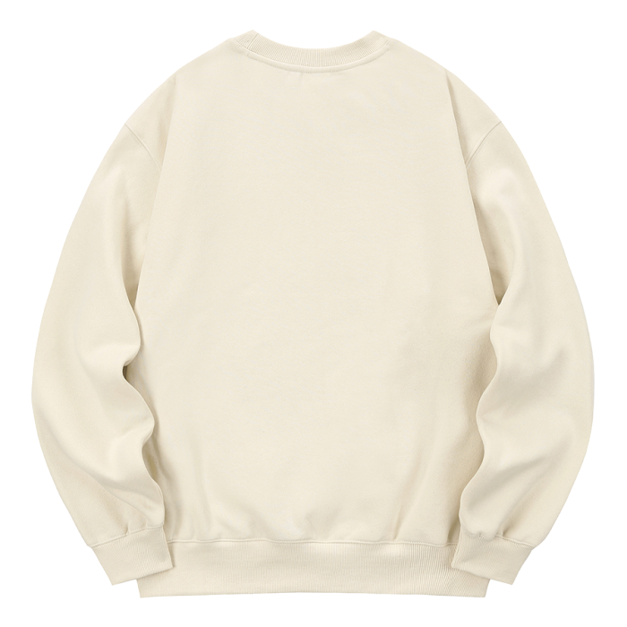 맨투맨(크림) 앞면 프린팅	