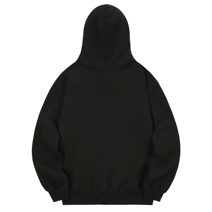 후드(블랙) 앞면 프린팅