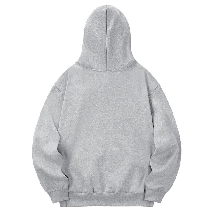 후드(그레이) 앞면 프린팅