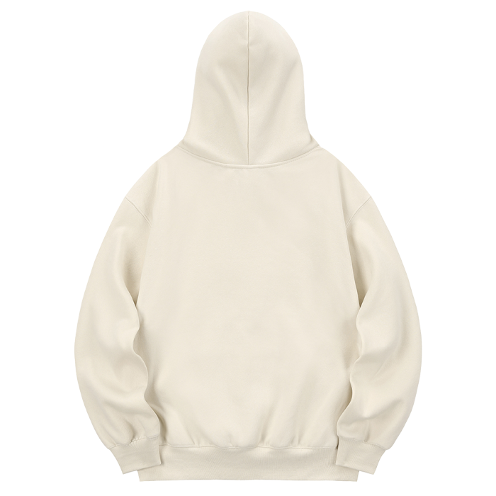 후드(크림) 앞면 프린팅