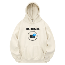 후드(크림) 앞면 프린팅