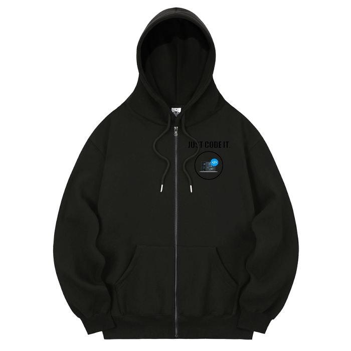 후드집업 앞면 프린팅