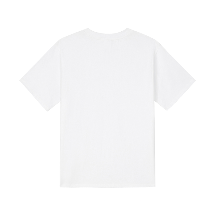 반팔티셔츠 20수(화이트) 앞면 프린팅