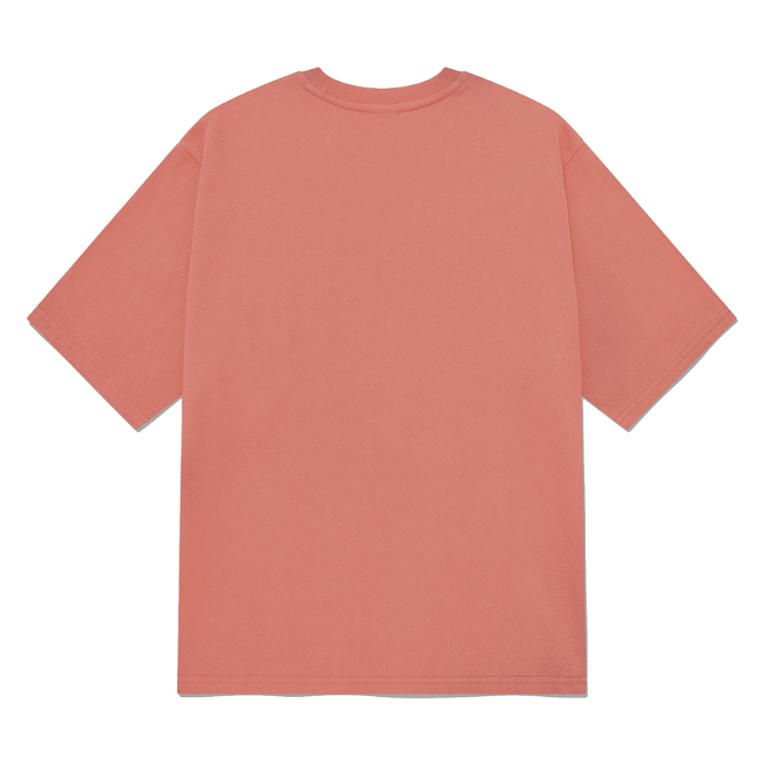 반팔티셔츠 20수(핑크) 앞면 프린팅