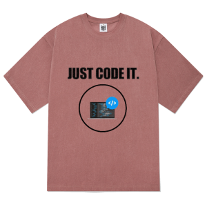 피그먼트(핑크) 앞면 프린팅