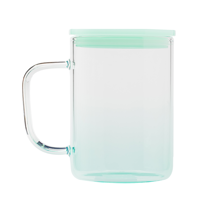 15온스 컬러 유리컵 (그린)