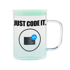 15온스 컬러 유리컵 (그린)