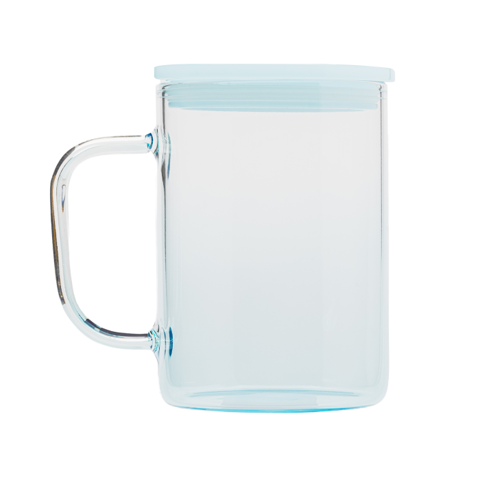 15온스 컬러 유리컵 (블루)