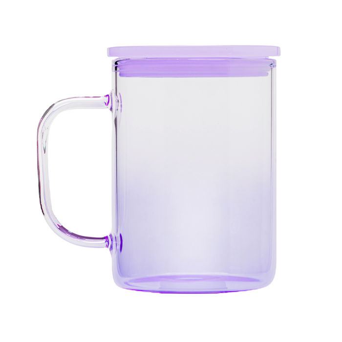 15온스 컬러 유리컵 (퍼플)