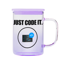 15온스 컬러 유리컵 (퍼플)