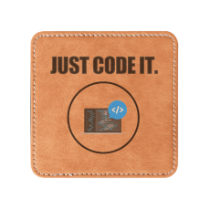 가죽코스터 (브라운)