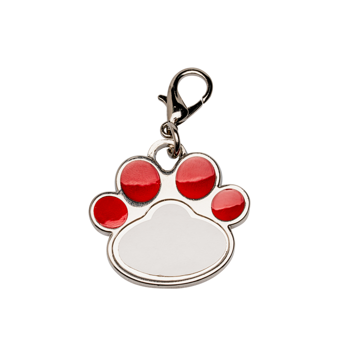 애완동물 이름표 (레드)