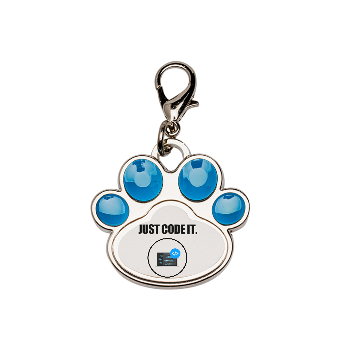 애완동물 이름표 (블루)