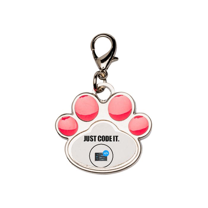 애완동물 이름표 (핑크)