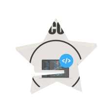 음료 아크릴 태그 (별)