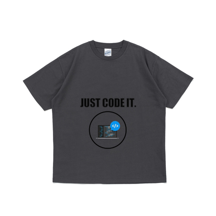 비캔버스 티셔츠 18수(다크 그레이)