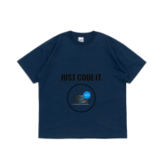 비캔버스 티셔츠 18수(네이비)