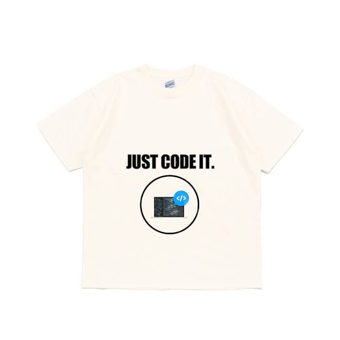 비캔버스 티셔츠 18수(크림)